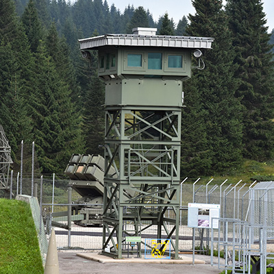 Tower at military base