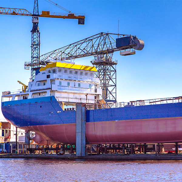 Construction of large ship