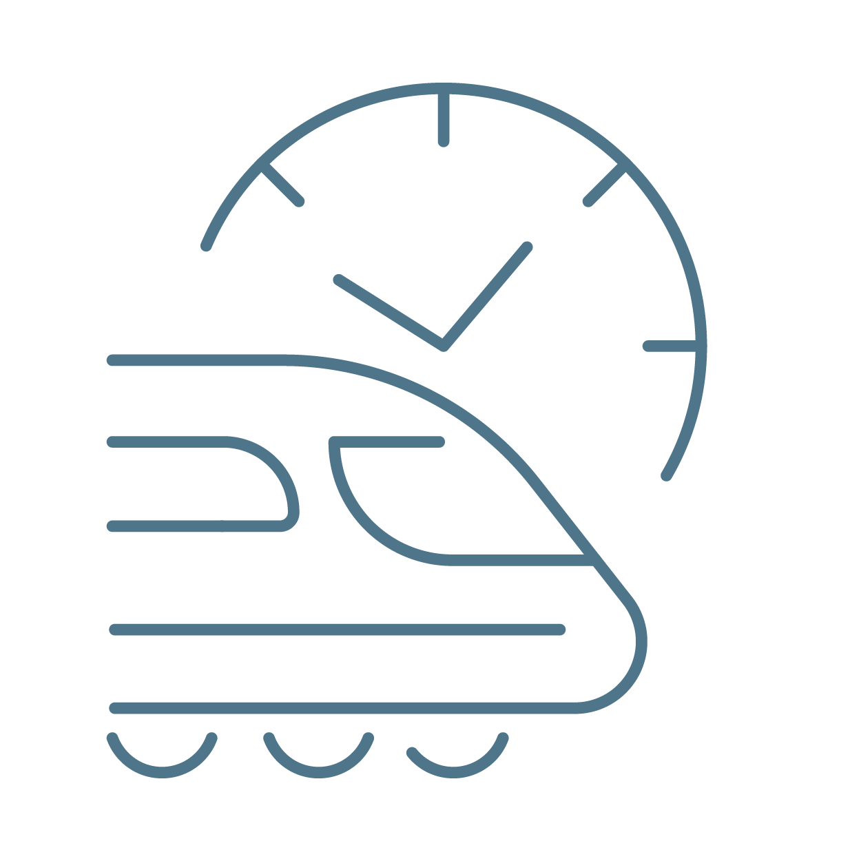 Rail build and installation schedules icon